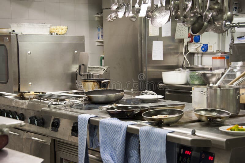 Kitchen restaurant stock image