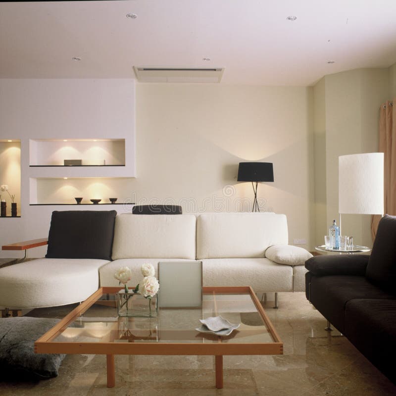 Living area stock image