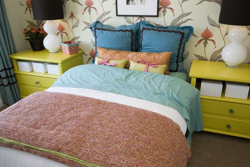 Modern luxury home bedroom. stock photography Modern luxury home bedroom. stock photography