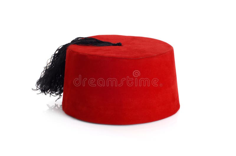 Ottoman hat. On the white royalty free stock image