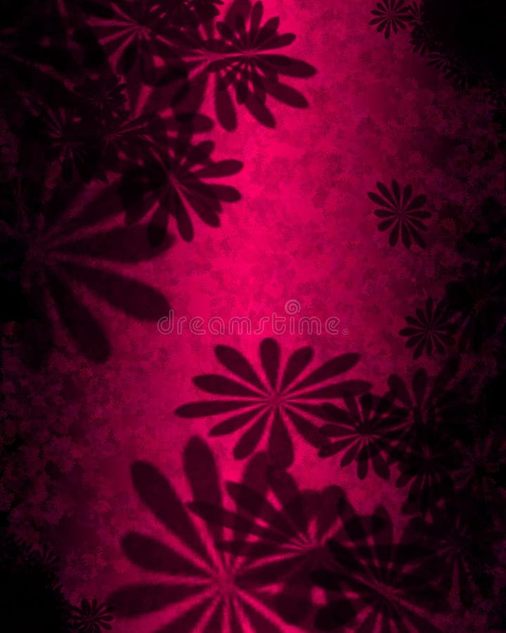 Pink Flowers Abstract vector illustration