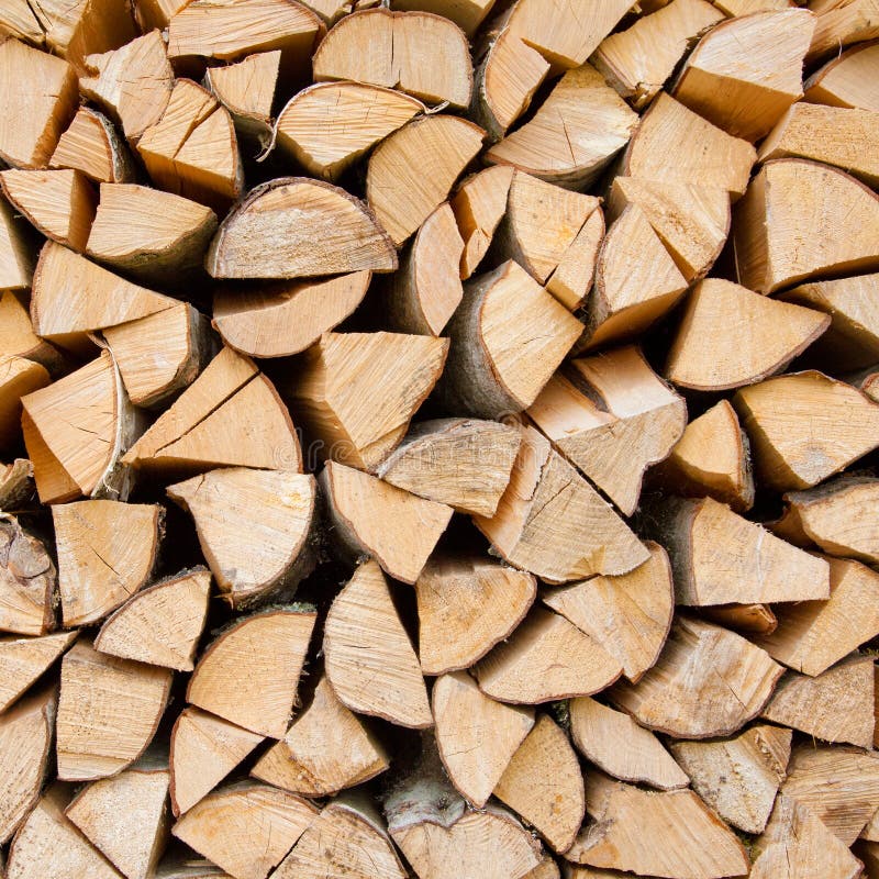 Stack of firewood. Abstract natural background royalty free stock images