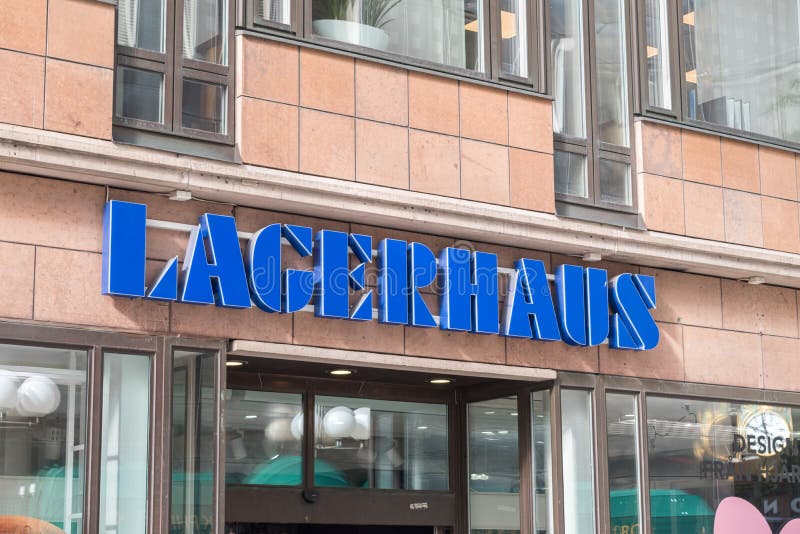 Lagerhaus logo and sign. Stockholm, Sweden - September 24, 2019: Lagerhaus logo and sign. Lagerhaus is a homeware chain that offers its customers practical and stock photo