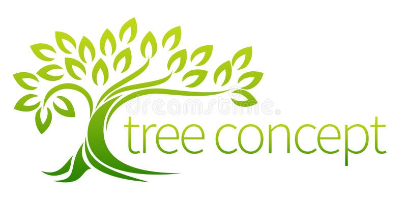 Tree icon concept vector illustration