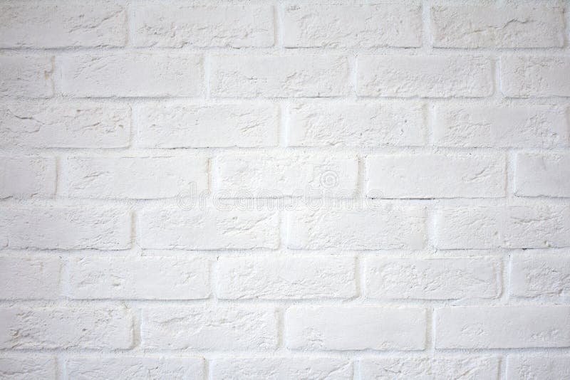 White brick wall. White brick wall. stock photography