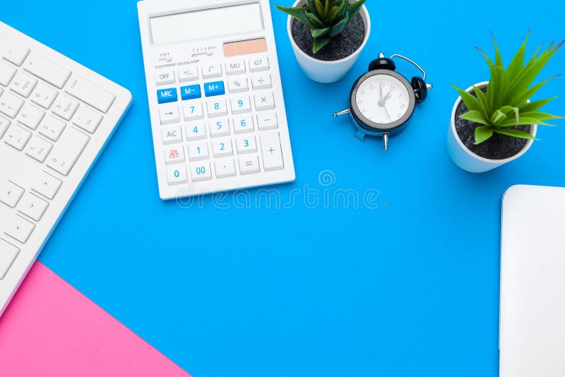 Working table in children room interior. Close-up of cozy workspace in student`s room. Working table in children room interior. cozy workspace in student`s room stock photography