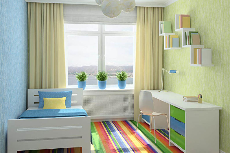 Дизайн комнаты для мальчика 10 лет в современном стиле 12 кв м