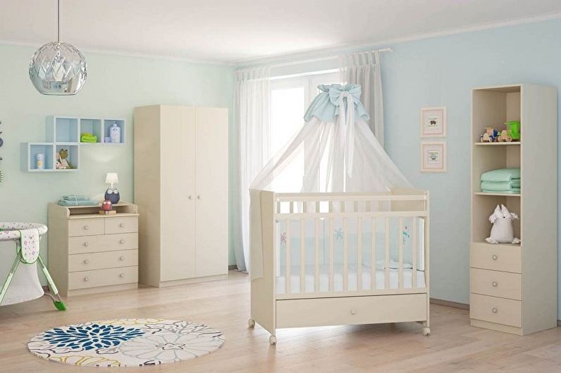 Типы детских кроваток для новорожденных по конструкции - Кровать на колесиках