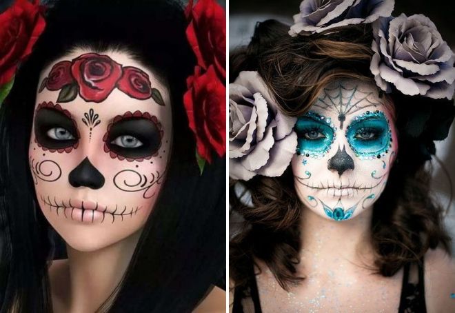 идеи макияжа на хэллоуин