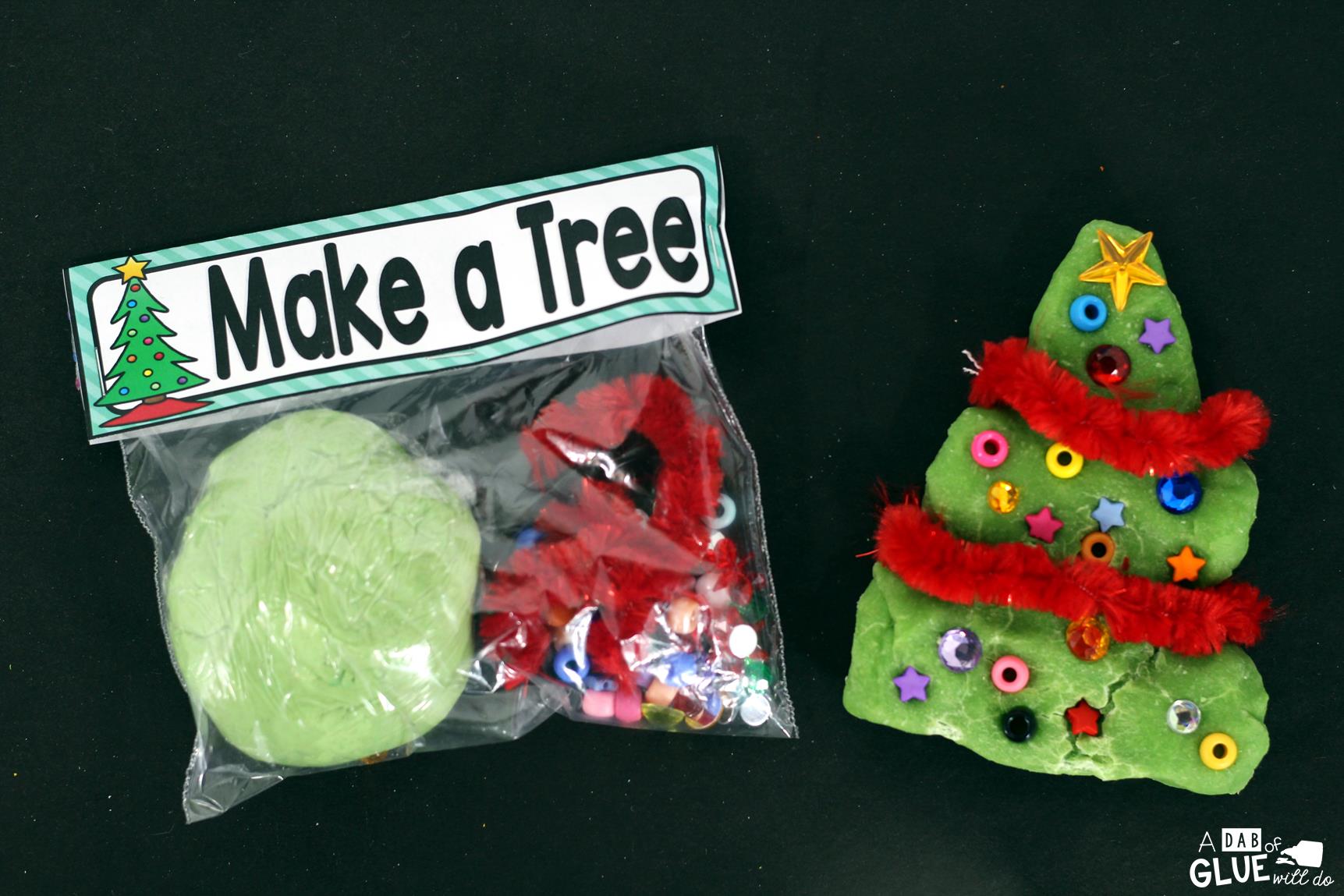 Make a Tree is the perfect STEM Christmas gift. This activity is great for toddlers, preschoolers, and kindergarten and first grade students.