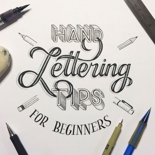 This Hand Lettering for Beginners Guide will give you 5 tips for getting started, from choosing materials to producing a finished piece.