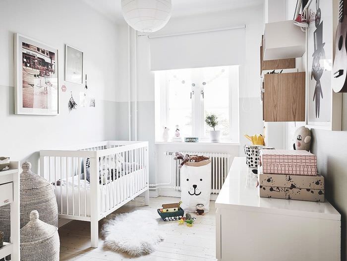 Интерьер детской комнаты в скандинавском стиле