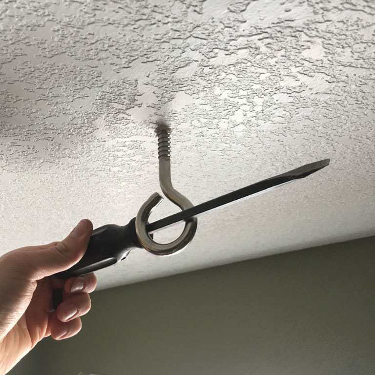 Steel Screw Eye Install