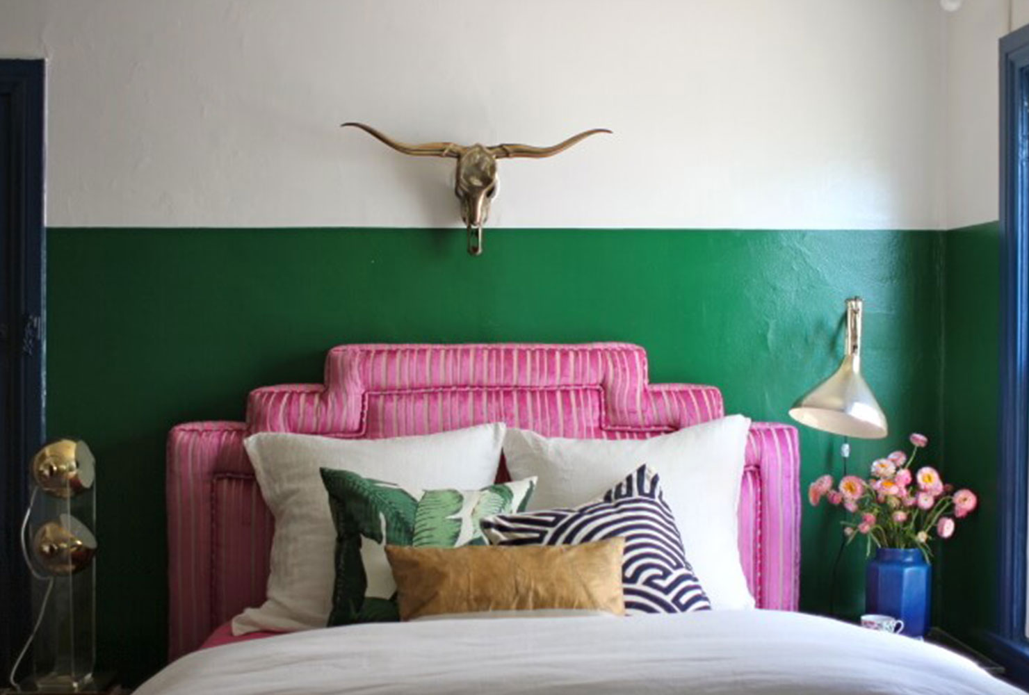 diy room decor two toned walls500