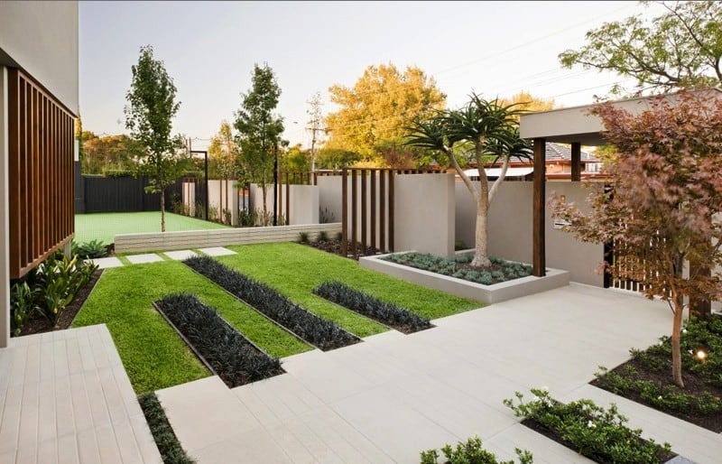Minimalist garden design